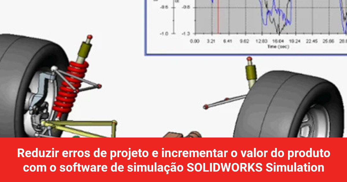 Reduzir erros de projeto e incrementar o valor do produto com o software simulaÃ§Ã£o SOLIDWORKS Simulation
