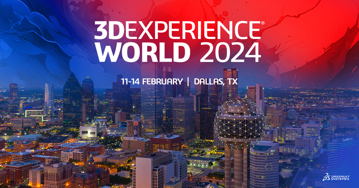 O 3DEXPERIENCE World 2024 já tem data marcada!