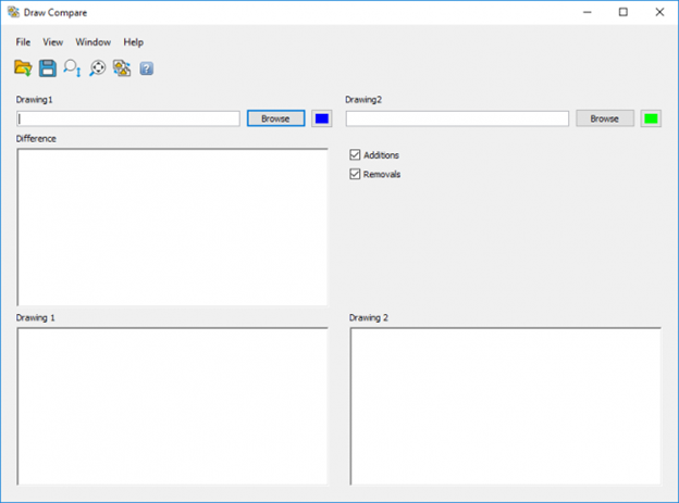 comparar dibujos en draftsight