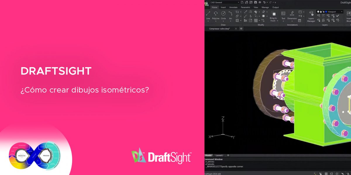 dibujos isométricos en DraftSight