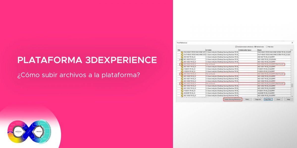 como subir archivos 3DEXPERIENCE